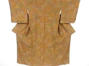 未使用品　花更紗模様小紋着物